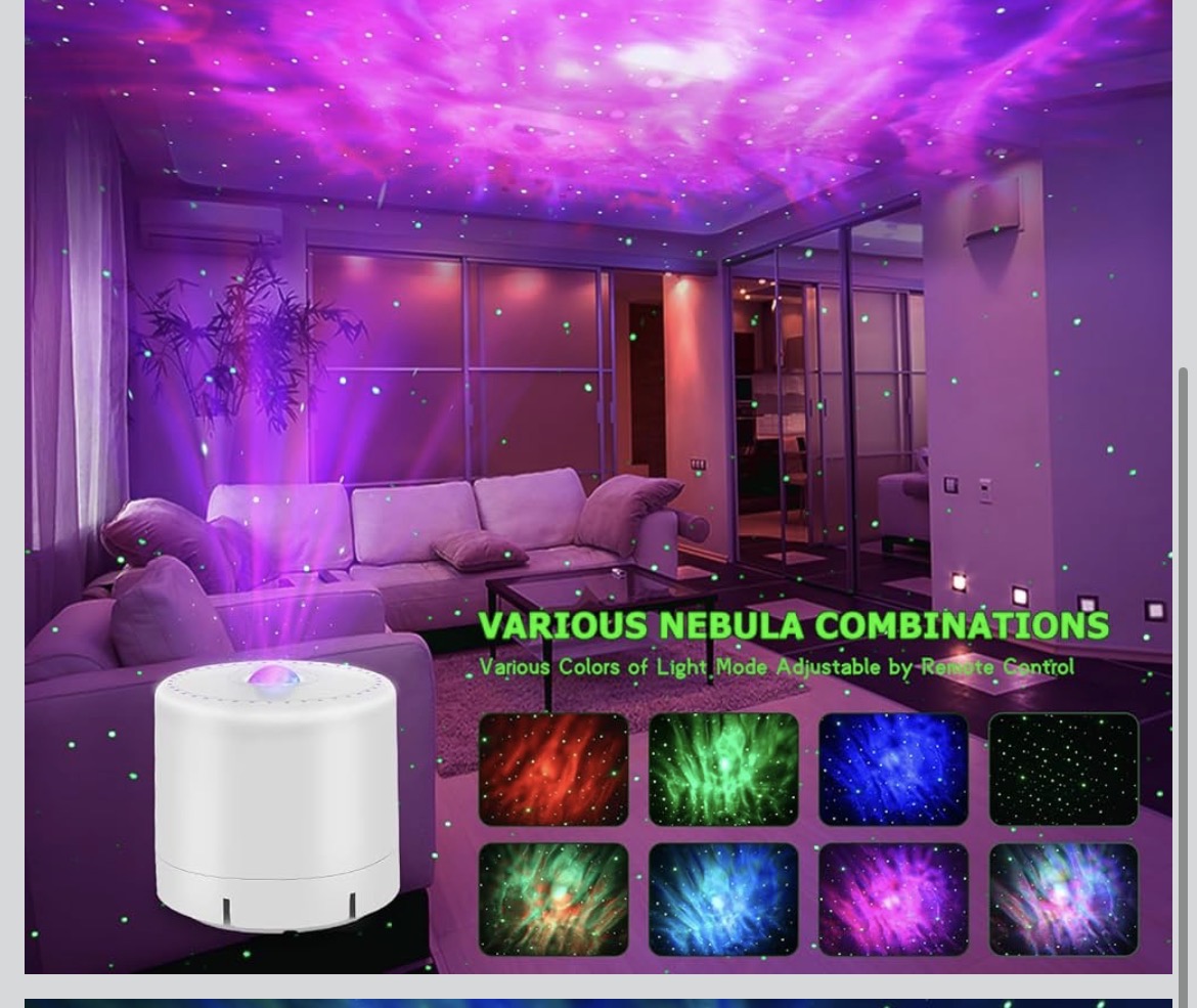 Galaxy Projector,Star Projector with Timer and Remote Control for Adults Bedroom Decoration, Party,Star Night Light